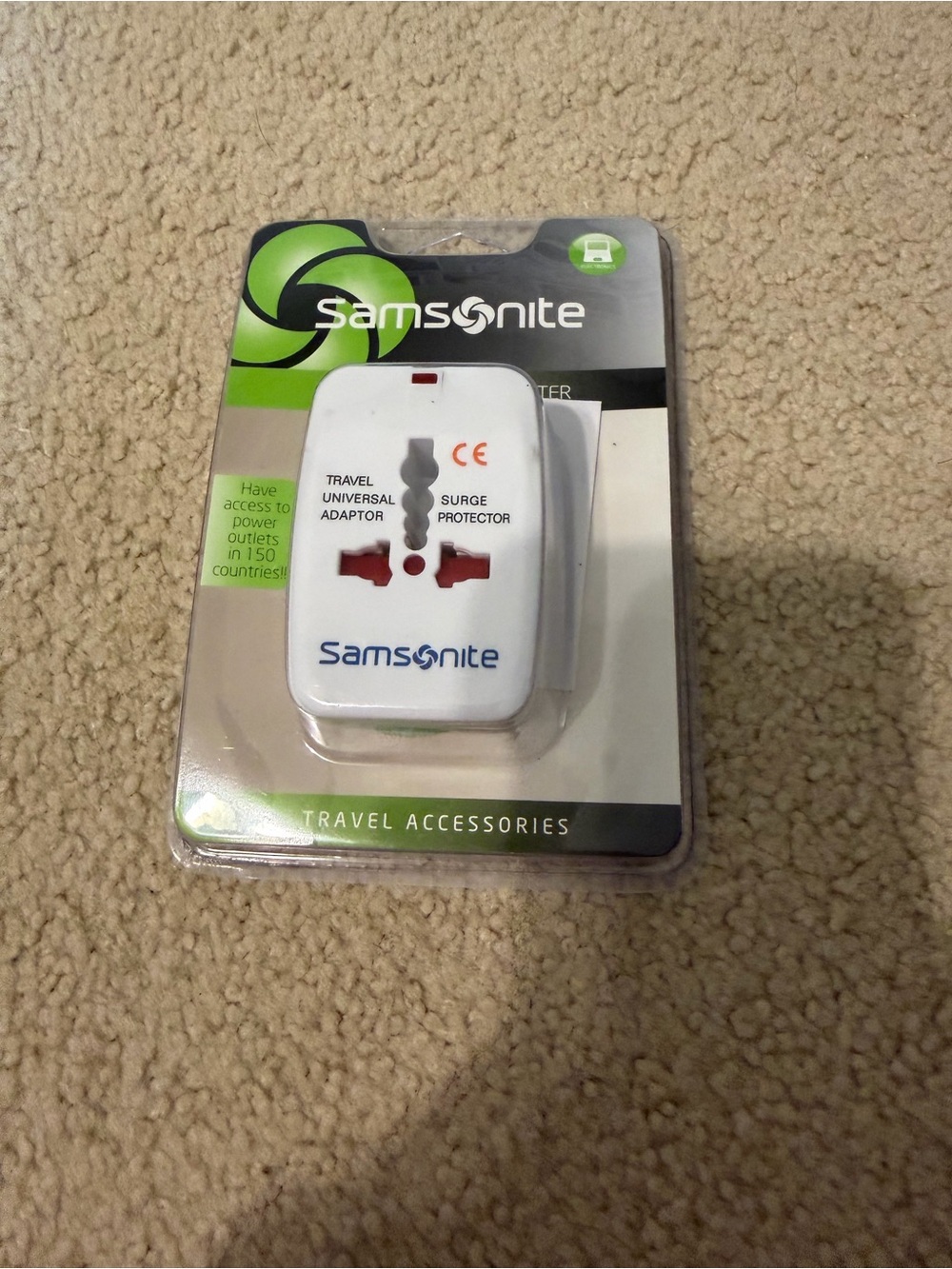 Samsonite universal power adapter adaptor travel accessory.